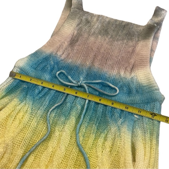 UNIF | Cake Rainbow Knit Romper Overalls - Picture 8 of 8